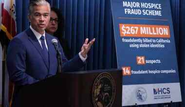 State Attorney General Rob Bonta charges 21 in hospice services fraud