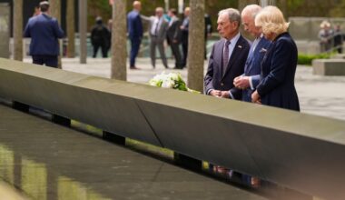 King and queen of England visit NYC 9/11 Memorial as part of US trip