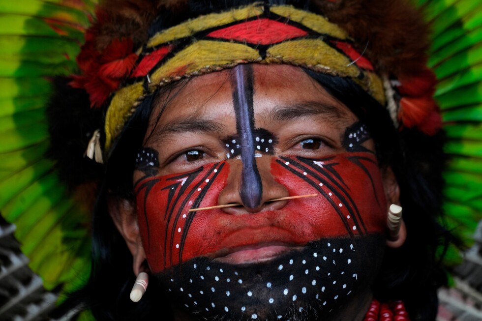Indigenous people in Brazil rally for land rights at Free Land Encampment