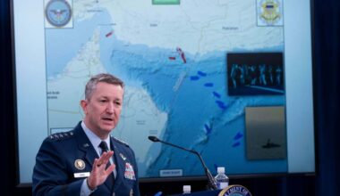 US military will target Iran-linked ships worldwide