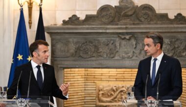 Leaders of France and Greece say the EU's defense splurge is no alternative to the NATO alliance