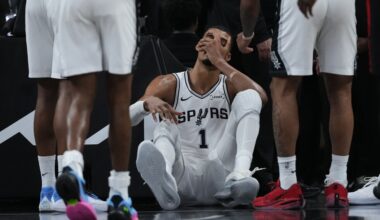 Spurs' Wembanyama has concussion after face-first fall vs. Blazers