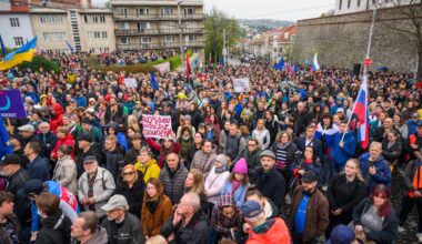 Protesters in Slovakia rally against Prime Minister Fico's voting plan
