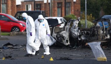 Police in Northern Ireland declare security alert after reports of a car bomb explosion