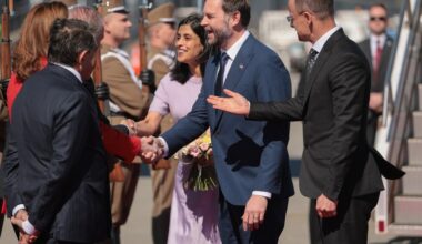 Vance in Hungary to back Orbán ahead of tough poll