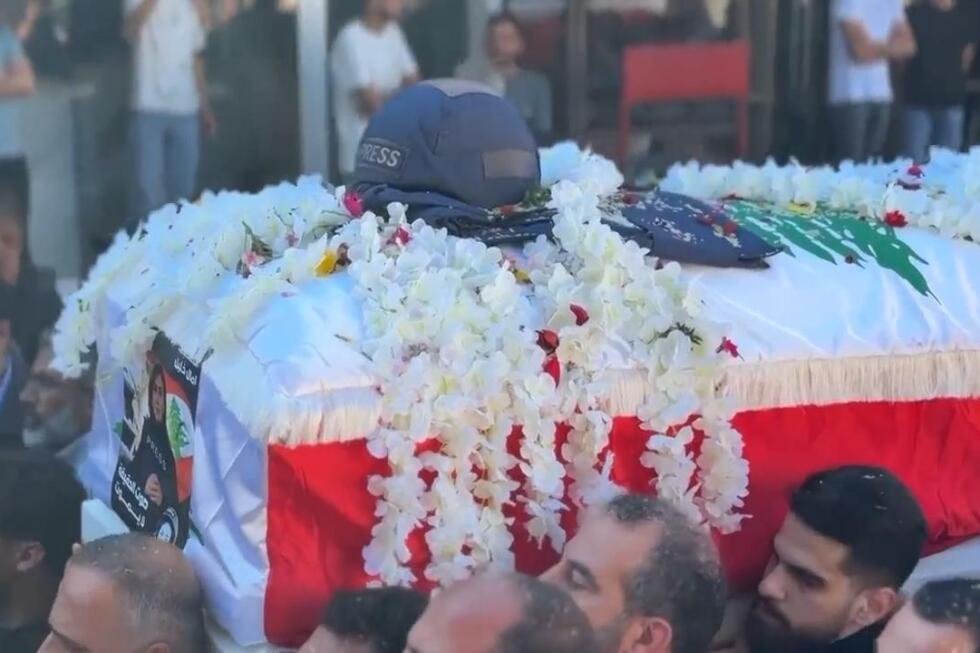 Lebanese journalist Amal Khalil's brother accuses Israel of targeted assassination as funeral held