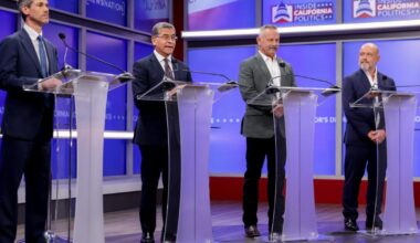Top candidates for California governor spar over wealth, experience and race in fiery debate