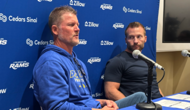 Sean McVay, Les Snead strike subdued tone after drafting Ty Simpson