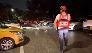 Iran fires missiles at central Israel overnight - JNS.org