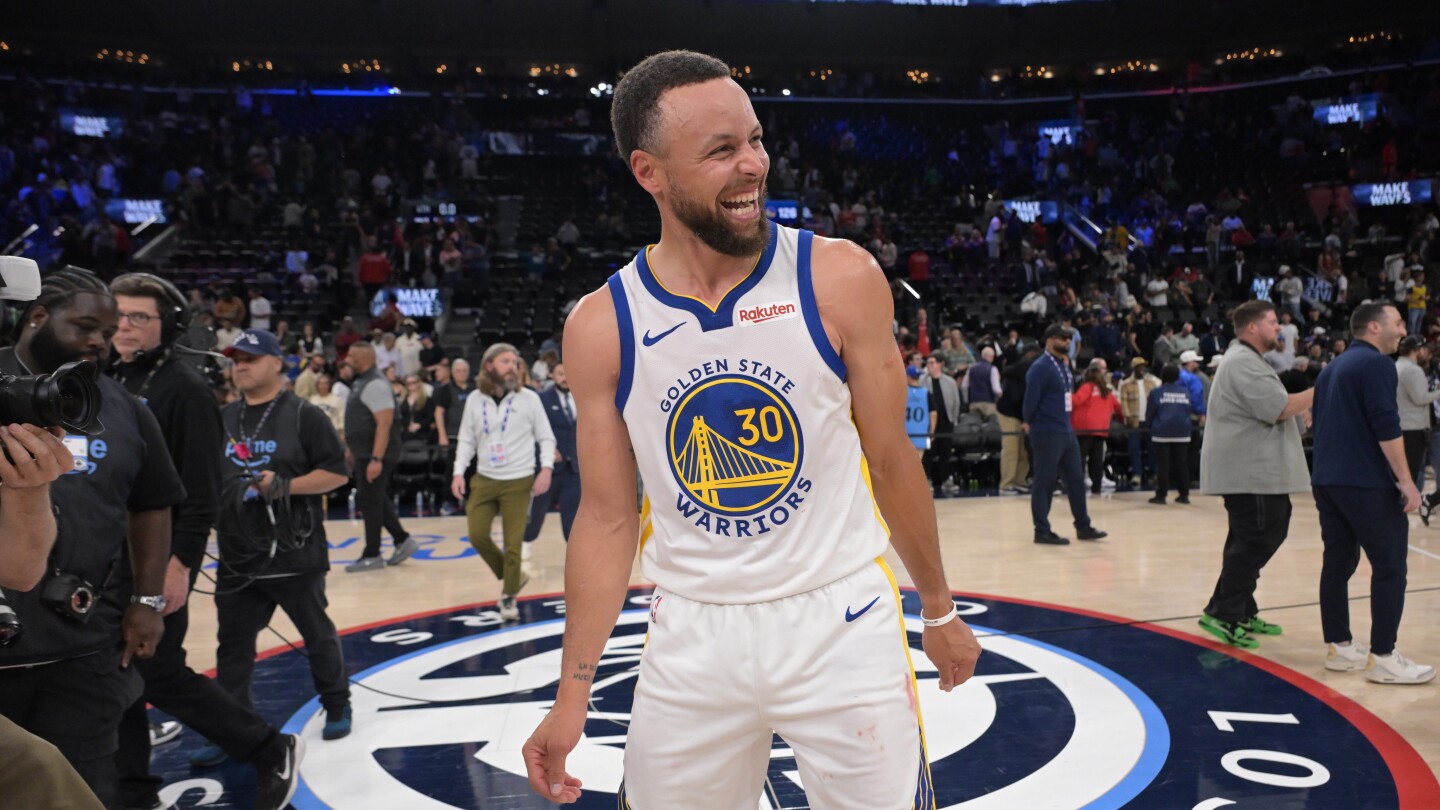 Stephen Curry finds his magic one more time, lifts Warriors past Clippers in play-in