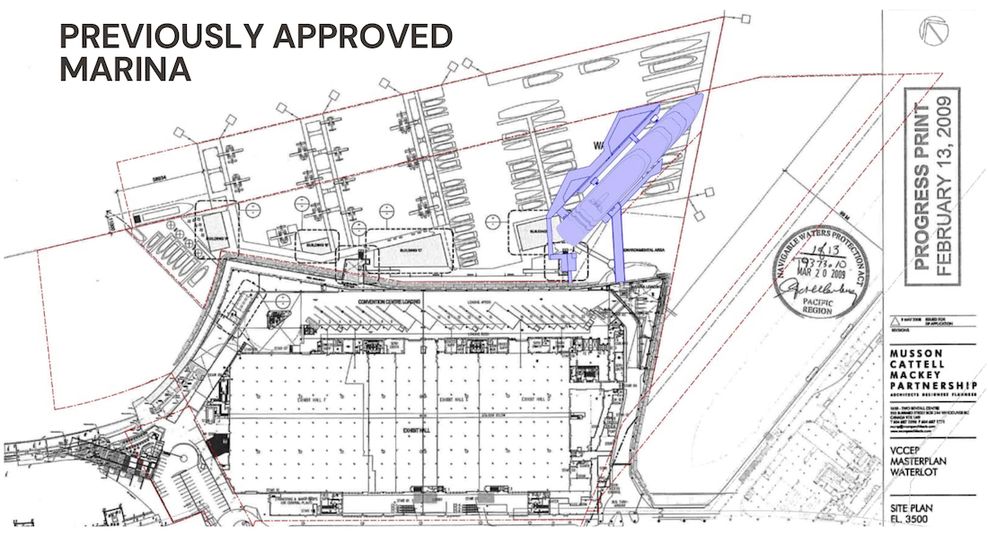 vancouver convention centre west marina cancelled concept
