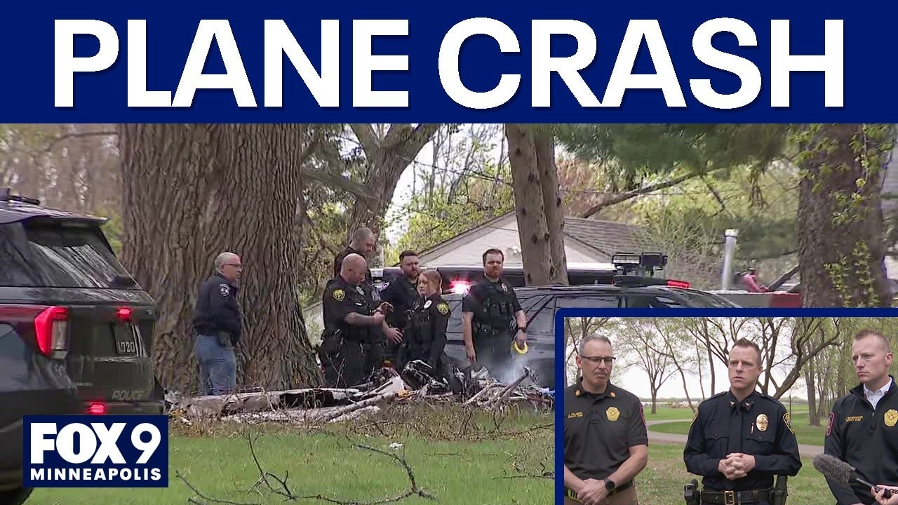 Brooklyn Park plane crash: 2 killed in fiery crash