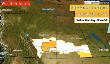 RCMP warn against non-essential travel as snowstorm hammers southern Alberta