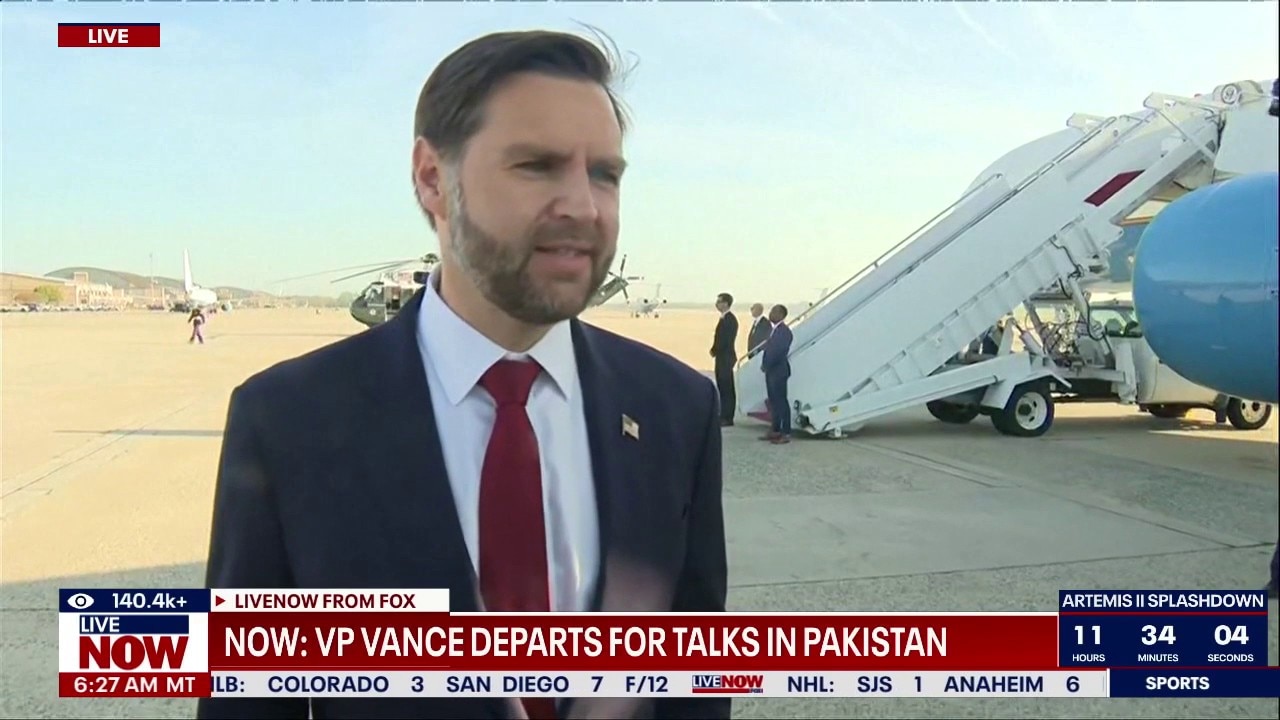 Iran latest: Vance speaks ahead of talks in Pakistan 