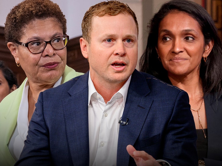 spencer pratt karen bass nithya raman getty 1