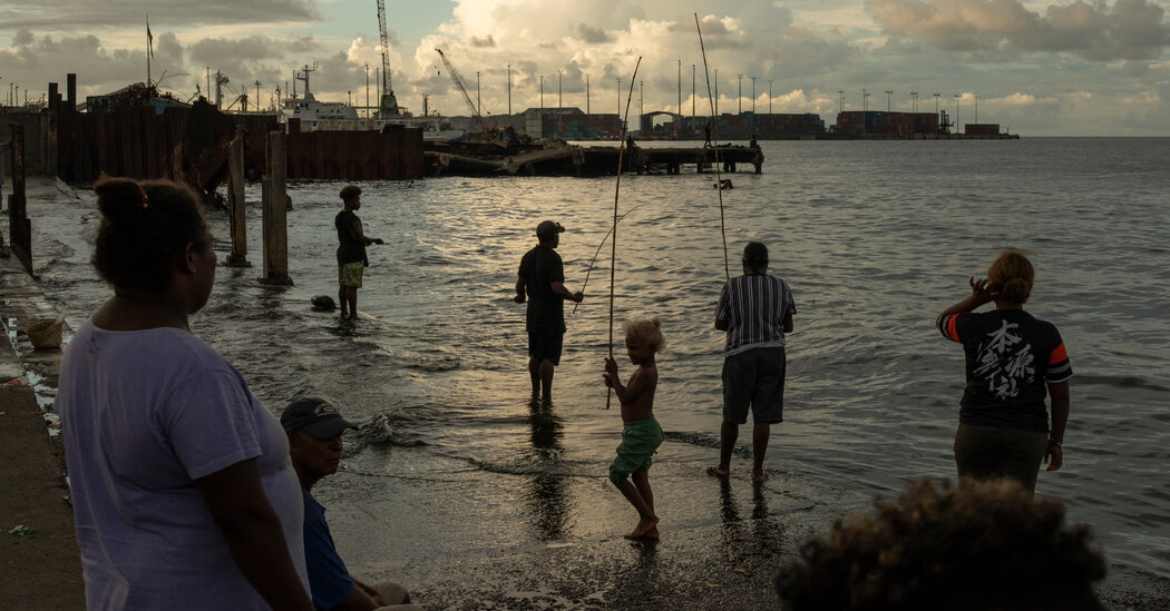 A Quiet Pacific Village Becomes China’s Security Testing Ground