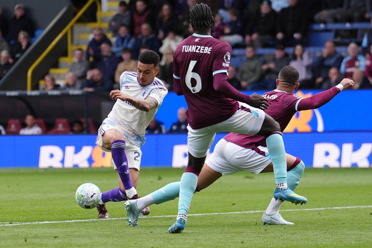 Aston Villa crash back down to earth in Burnley draw to leave Unai Emery facing huge decision