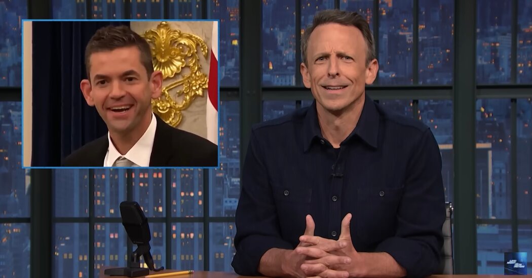 Seth Meyers Gives Trump an Earful About Ear Jokes
