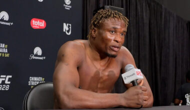 Ateba Gautier on why he wants Israel Adesanya next: 'I admire him a lot'