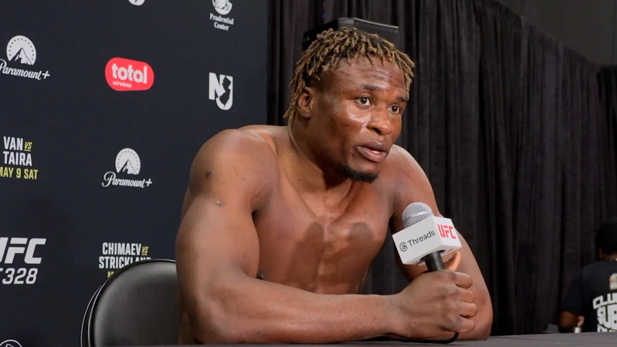 Ateba Gautier on why he wants Israel Adesanya next: 'I admire him a lot'