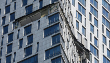 Drone Hits a Moscow High-Rise Days Before a Major Military Parade