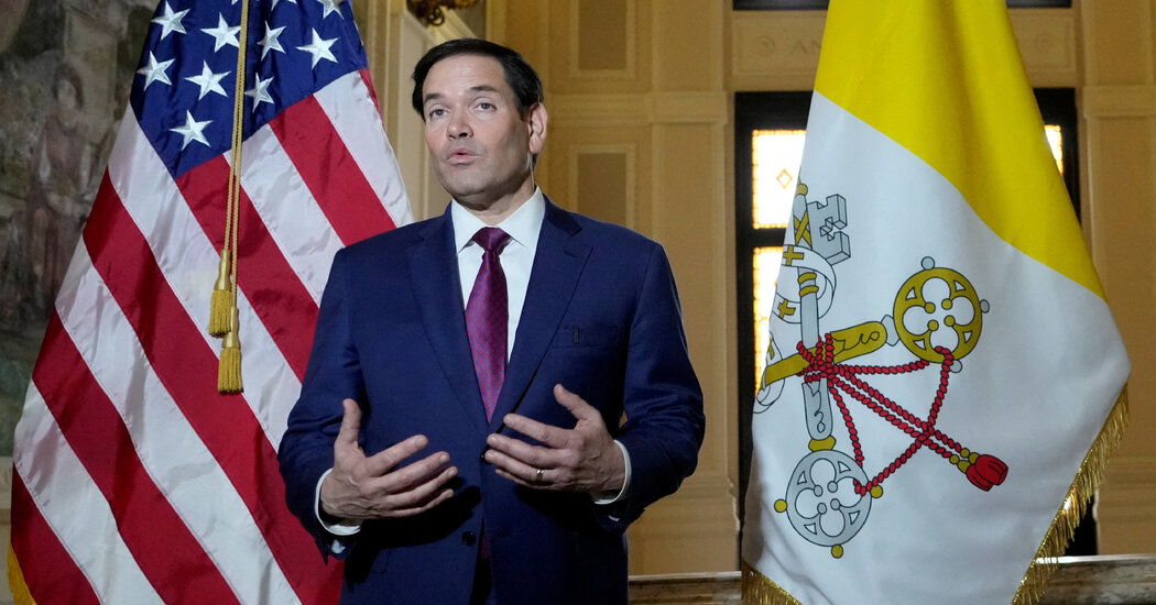 Rubio to Visit Rome, Vatican Says, After Trump’s Feud With Pope and Meloni