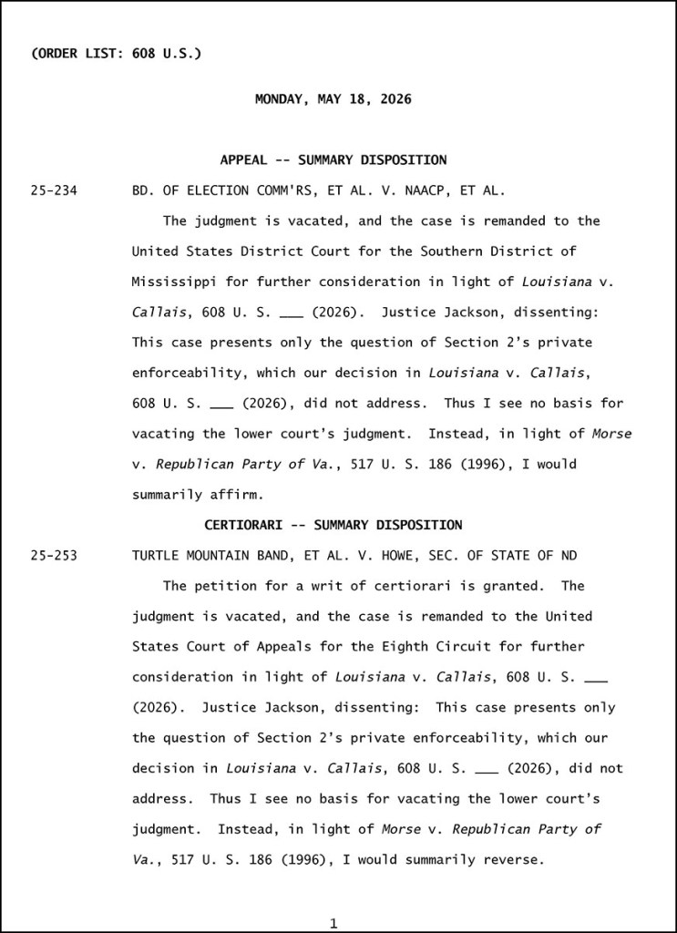 a screenshot of the court order