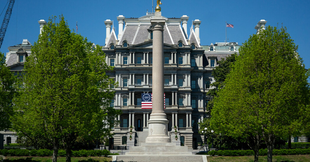 Millions for a Paint Job? Trump Wants the Eisenhower Building Painted White.