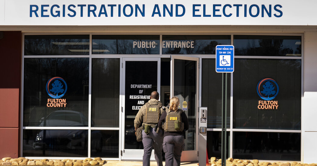 Judge Says F.B.I. Can Keep 2020 Election Records Seized From Georgia