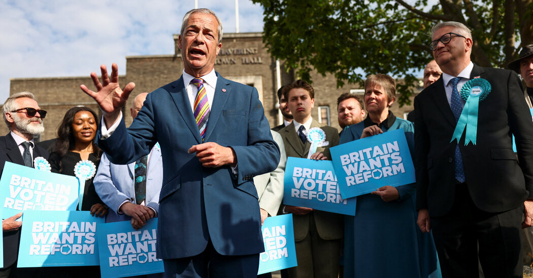 Farage Celebrates Reform UK’s Strong Performance in Local Elections