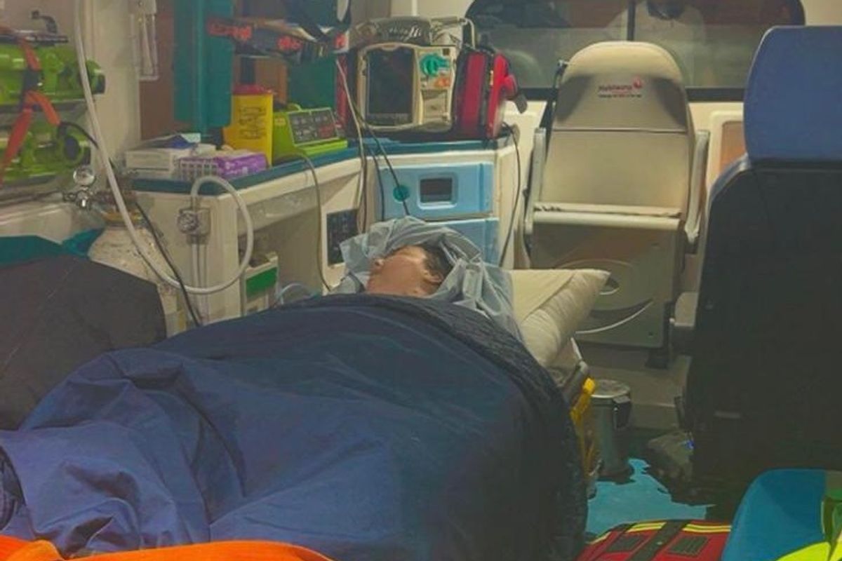 Niaomi Baker has returned to the UK after close to three months of being stuck in Tunisia