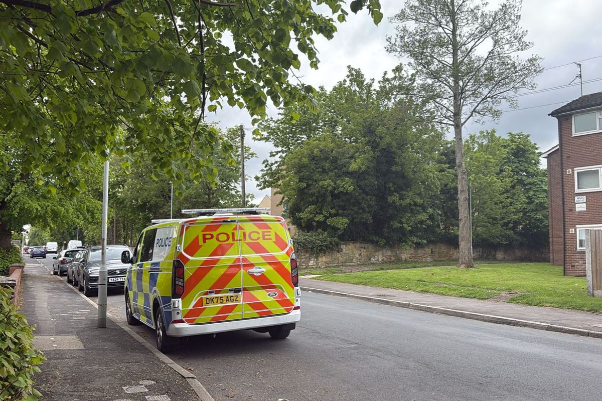 Merseyside Police at the scene in Rock Ferry