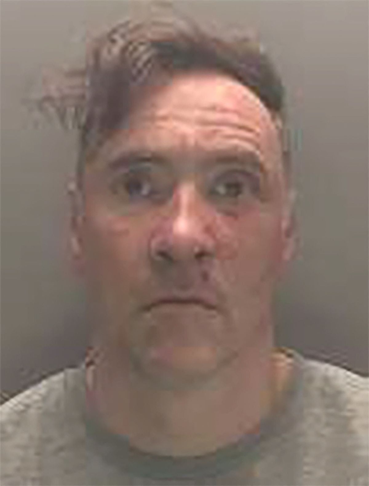 Mugshot of Paul Doyle after he was detained by police 