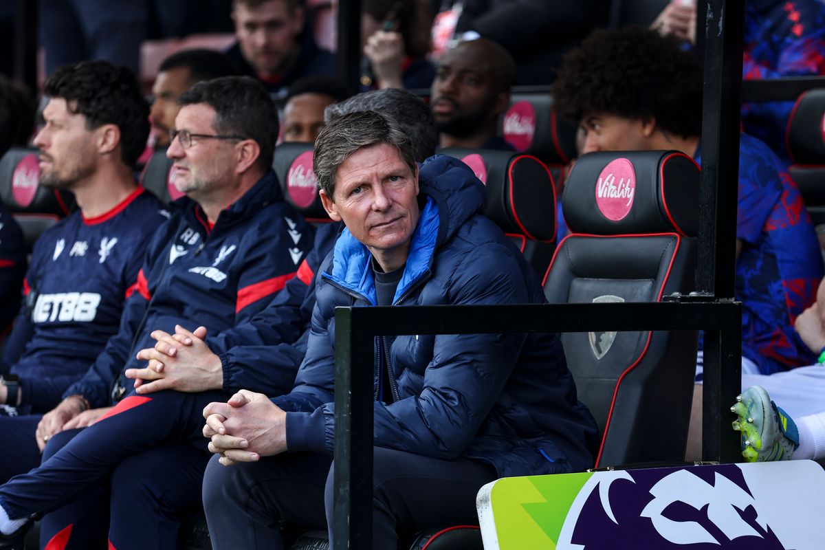 Head Coach Oliver Glasner of Crystal Palace