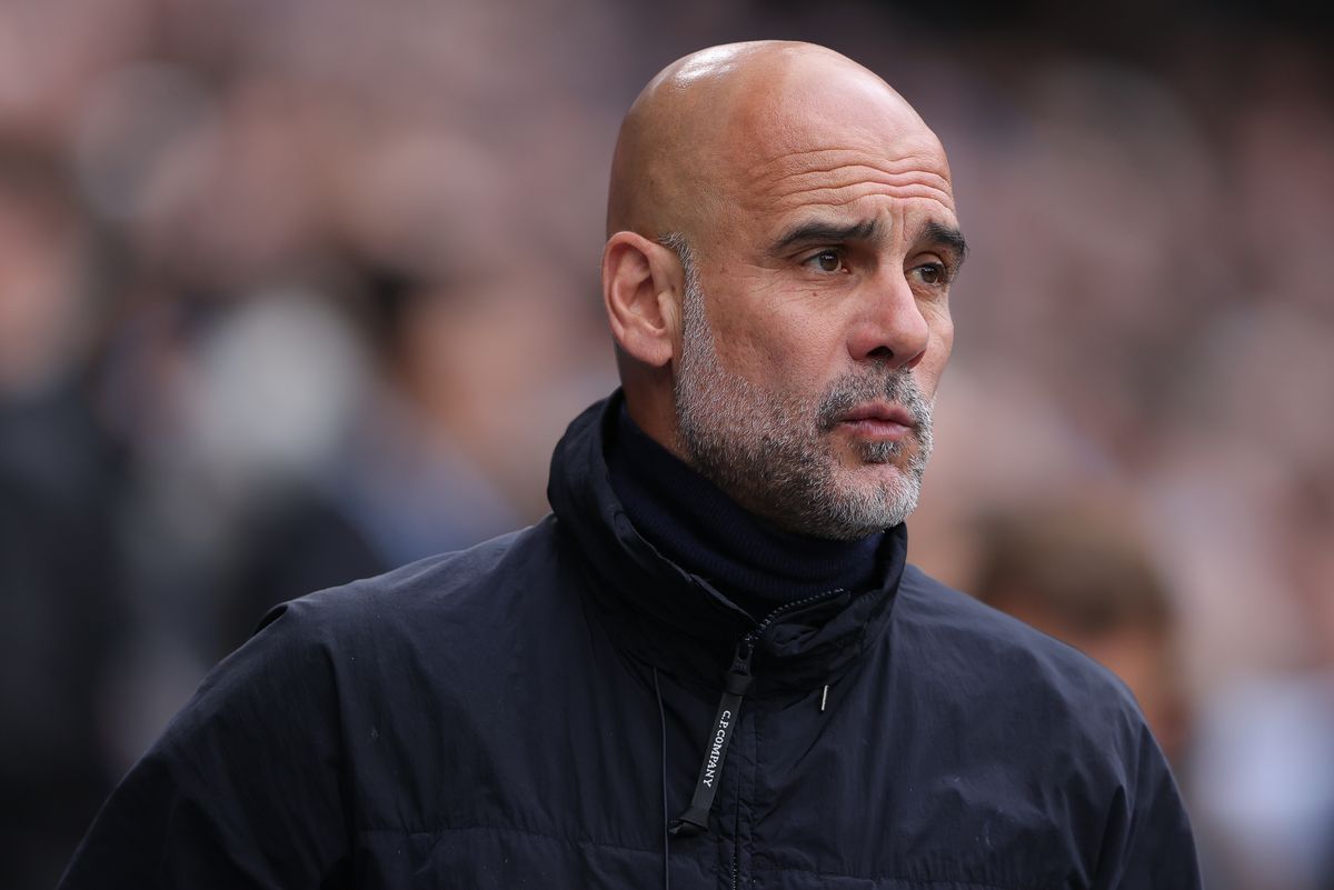 Pep Guardiola, head coach of Manchester City