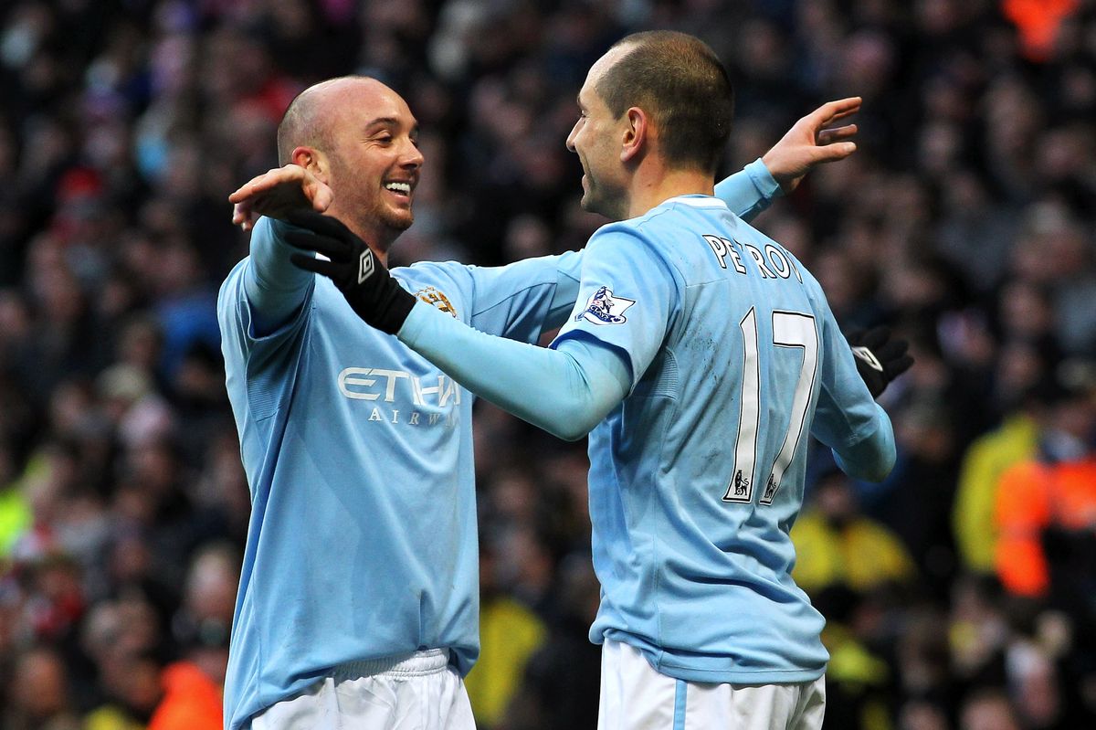 Stephen Ireland and Martin Petrov