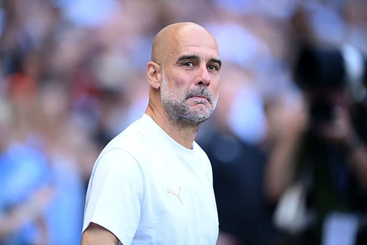 Pep Guardiola struggled to retain his composure as he addressed the Etihad