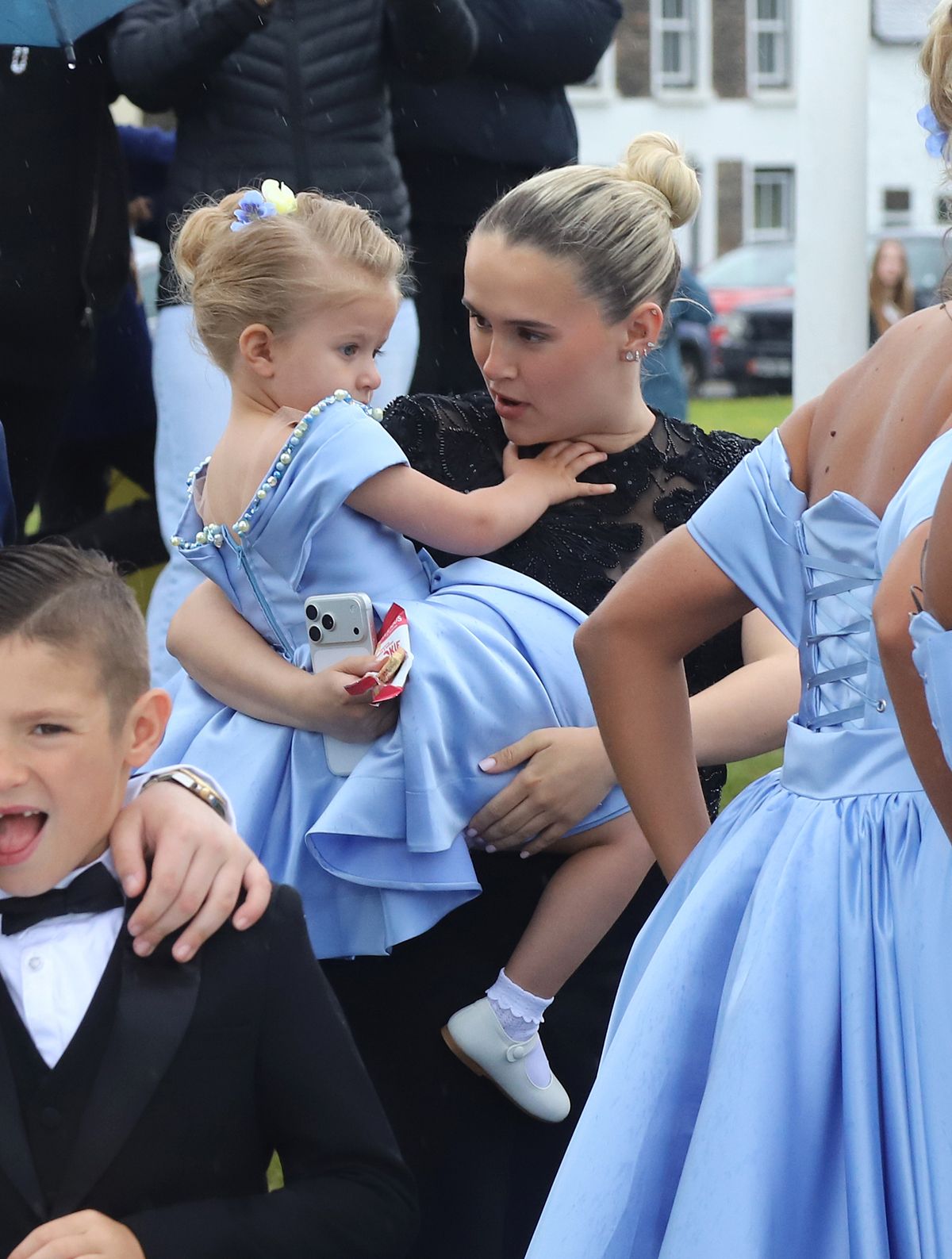 Molly-Mae with Bambi in her bridesmaid dress