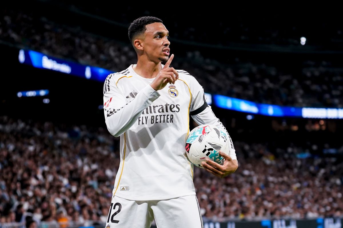 Trent Alexander-Arnold during a Real Madrid match