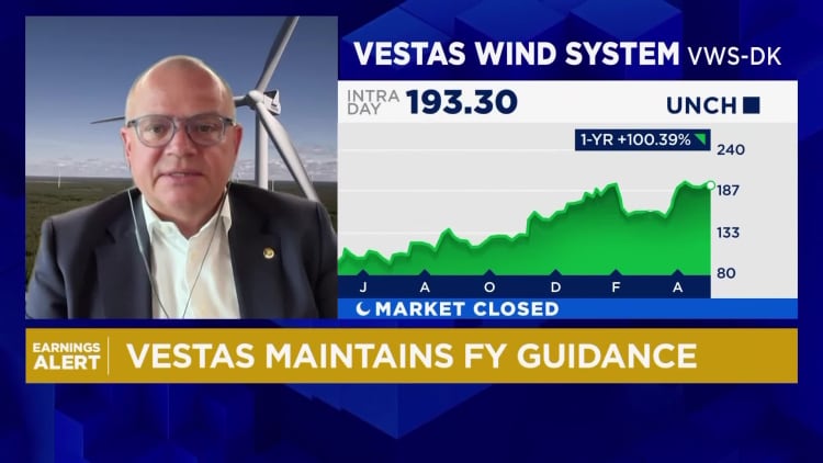 Vestas CEO: Energy crisis highlighting Europe's reliance on imports