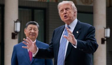 Trump turns to midterms, affordability after China as Iran continues