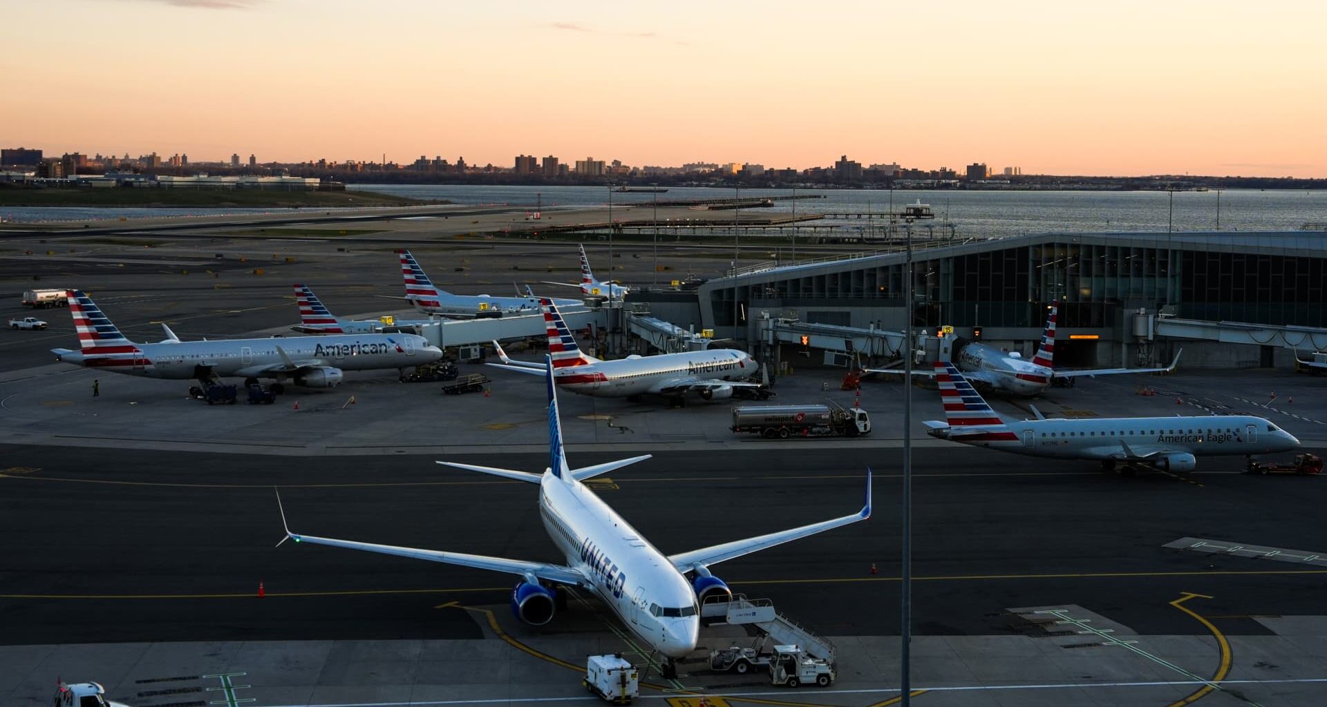 Sinkhole shuts runway at LaGuardia Airport, delaying flights