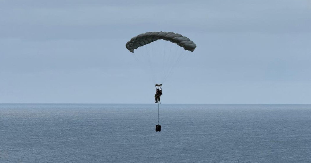British Paratroopers Deliver Aid to Remote Islands With Possible Hantavirus Case