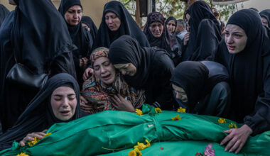 Lebanese Mourn Eight Members of One Family Killed in Israeli Strike