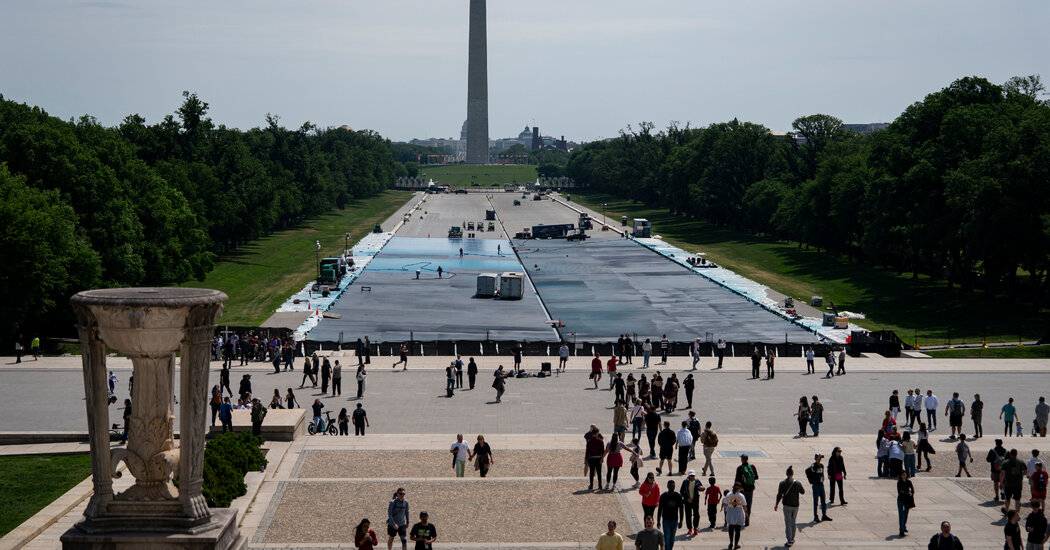 Trump Live Updates: Reflecting Pool Costs Balloon to $13.1 Million, Records Show