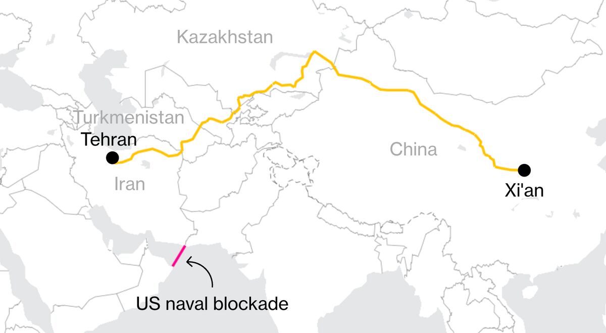 Iran Boosts China Rail Trade to Counter US Blockade on Ports