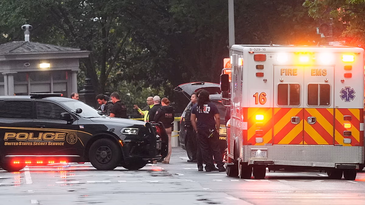Gunman killed after shootout with Secret Service near White House, Trump says