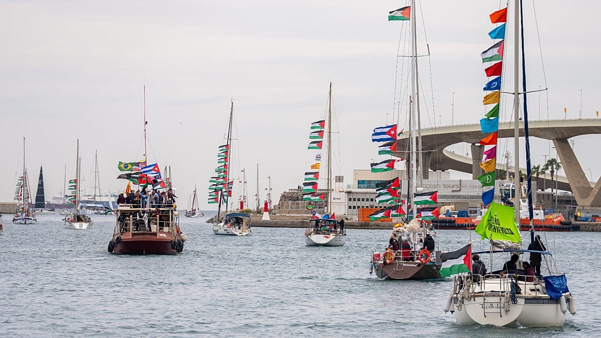 Activists on Gaza flotilla intercepted by Israel disembark in Crete