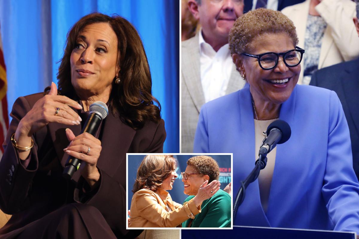 Kamala Harris endorses Karen Bass for LA mayor