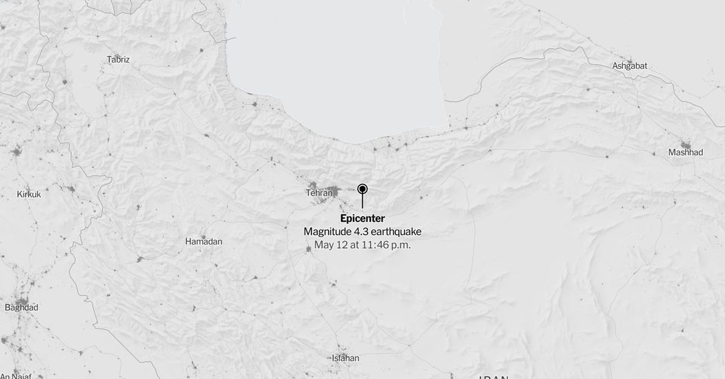 Earthquake Shakes Tehran, Where Nerves Are Already Strained by Iran War